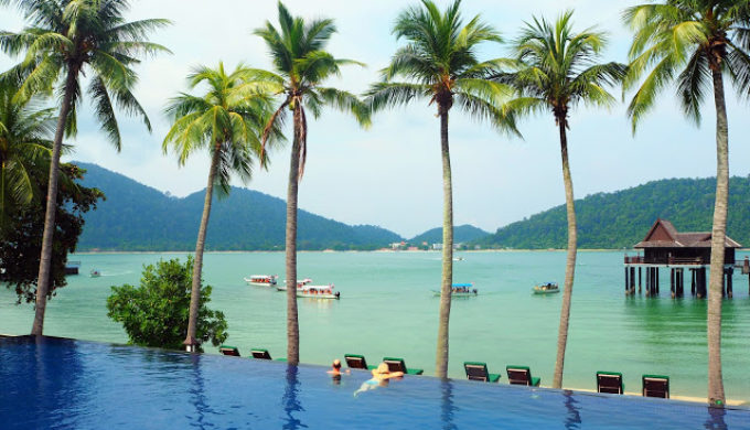 malaisie hotel restaurant palmier asie voyage